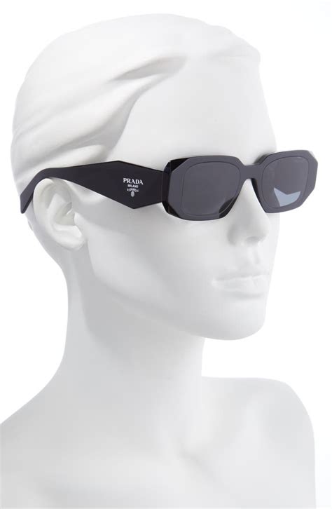 nordstrom rack sunglasses prada|runway 49mm rectangular sunglasses.